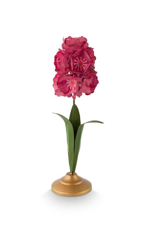 Pip Studio Kaarsenhouders - Bloem - Metaal - Oudroze - 31.5cm