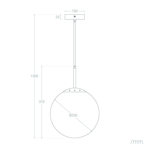 Lampa wisząca mosiężna Arteo 1xE27x40W wym: 150x25x25 cm Abruzzo