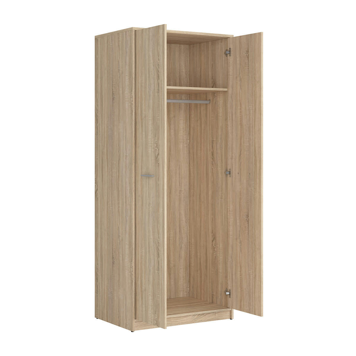 - Armoire 2 portes stratifiés naturel