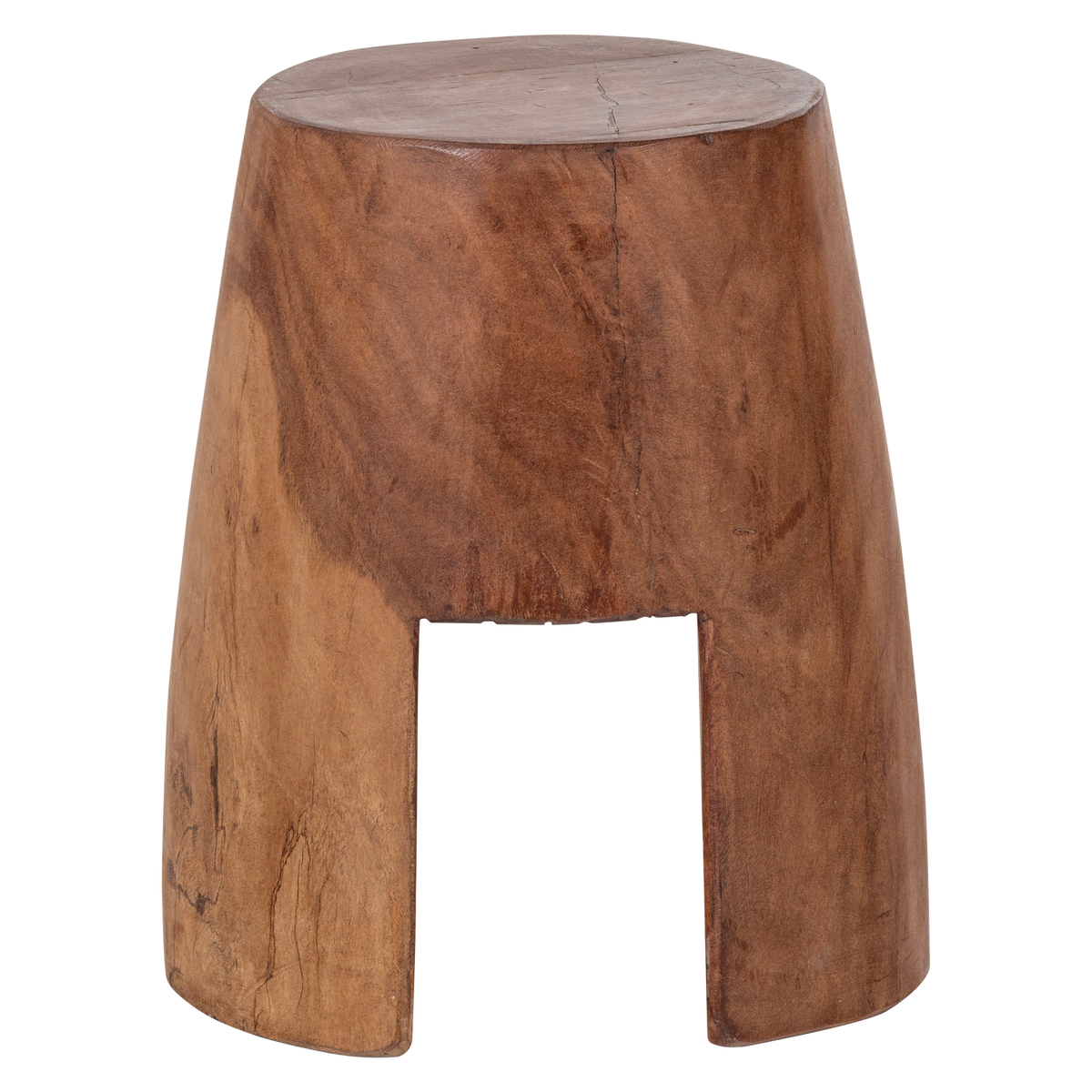 WOOOD kruk Viri - Hout - Naturel - 25x22x22
