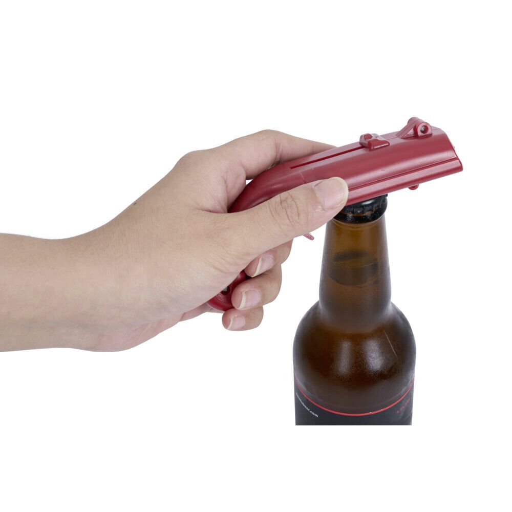 Pistolet décapsuleur Capgun rouge