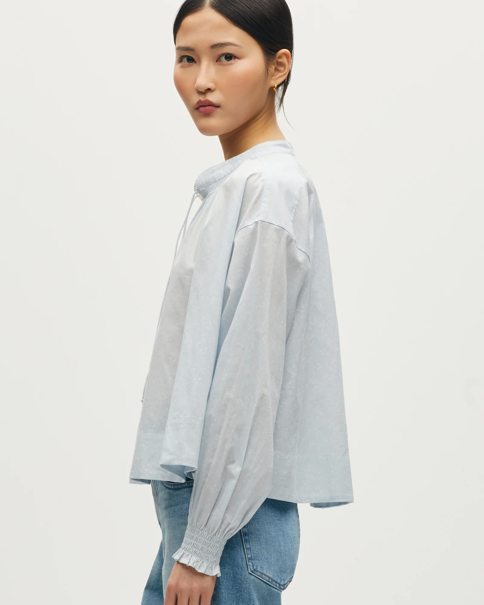 Blouse imprimée en coton