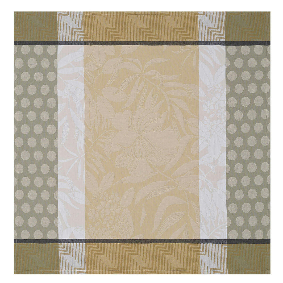 NATURE URBAINE - Serviette en coton chene 58 x 58