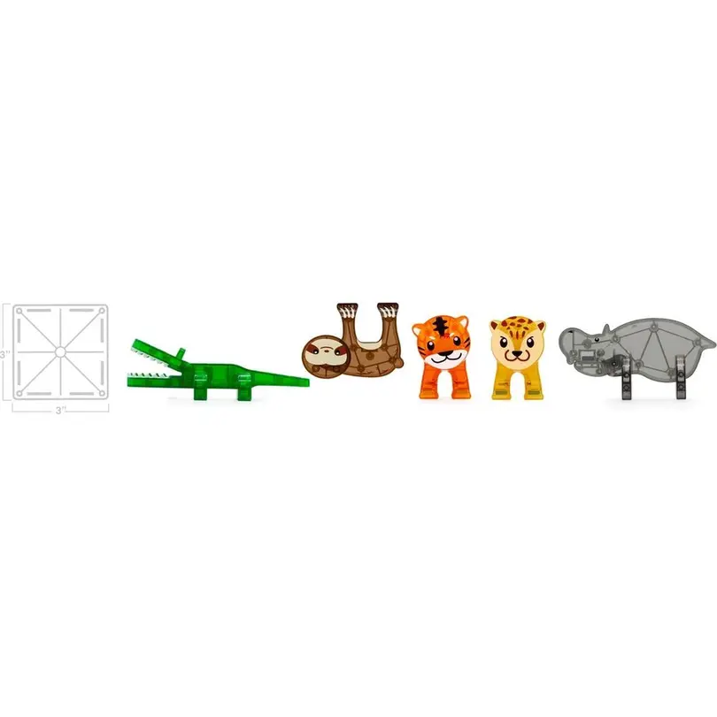 Bausatz 25-teilig Dschungel-Tiere