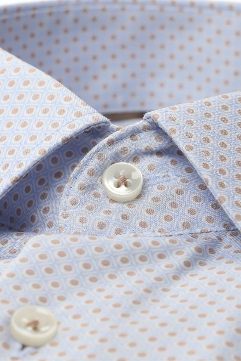 ETERNA Comfort Fit Hemd champagner, Bedruckt