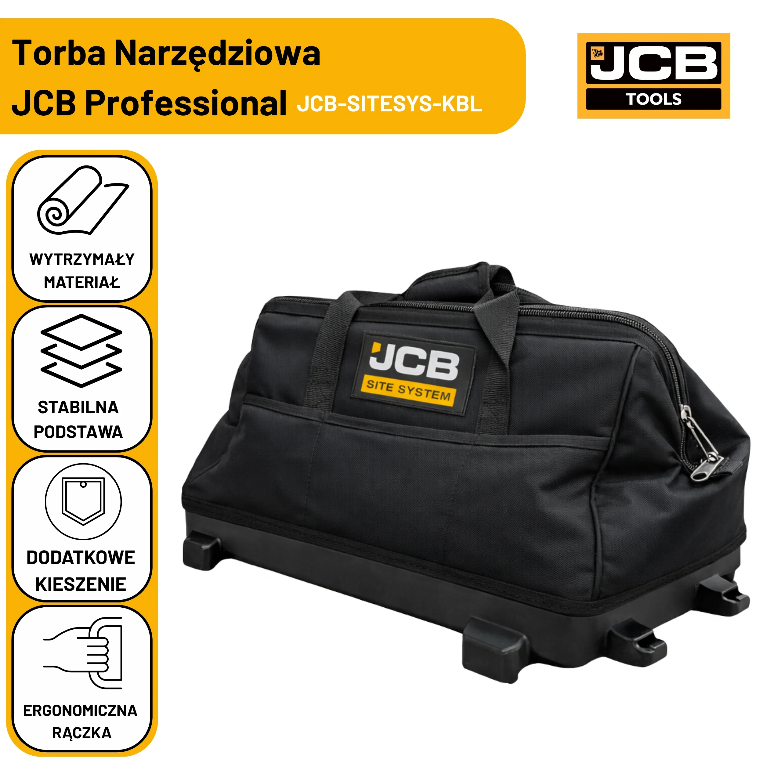 JCB Torba Narzędziowa Site System 500 x 260 x 300 mm