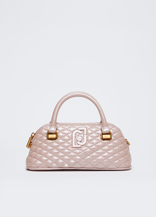 Borsa piccola glossy matelass&eacute;