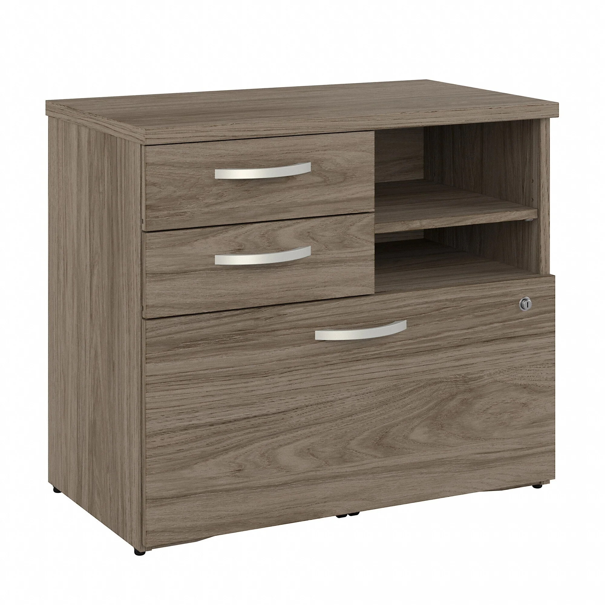 Hybrid Office Storage Cabinet with Drawers by Bush Business Furniture