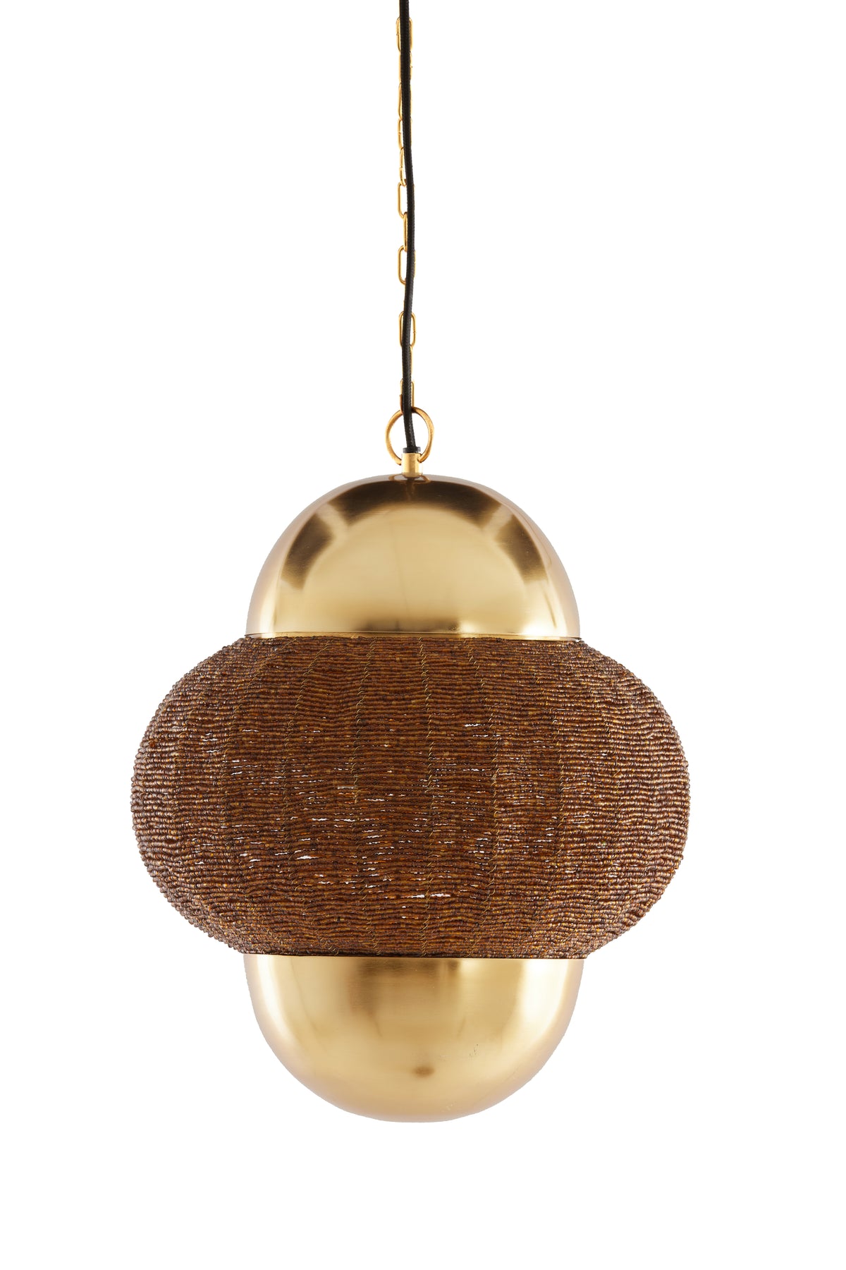 Light & Living hanglamp CETARA - bruin - Ø33x38cm