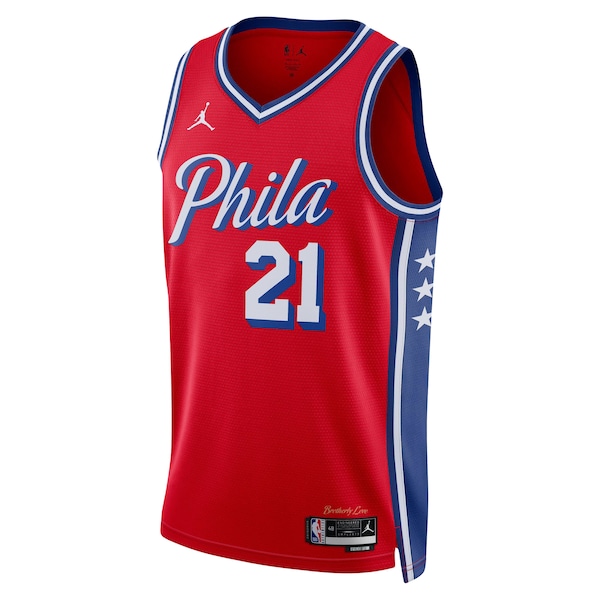 Joel Embiid Philadelphia 76ers Jordan Brand Unisex Swingman Jersey - Statement Edition - Red
