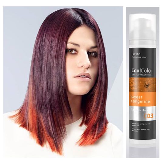 Erayba CoolColor Semi-Permanent Hair Dye 100ml - Tangerine