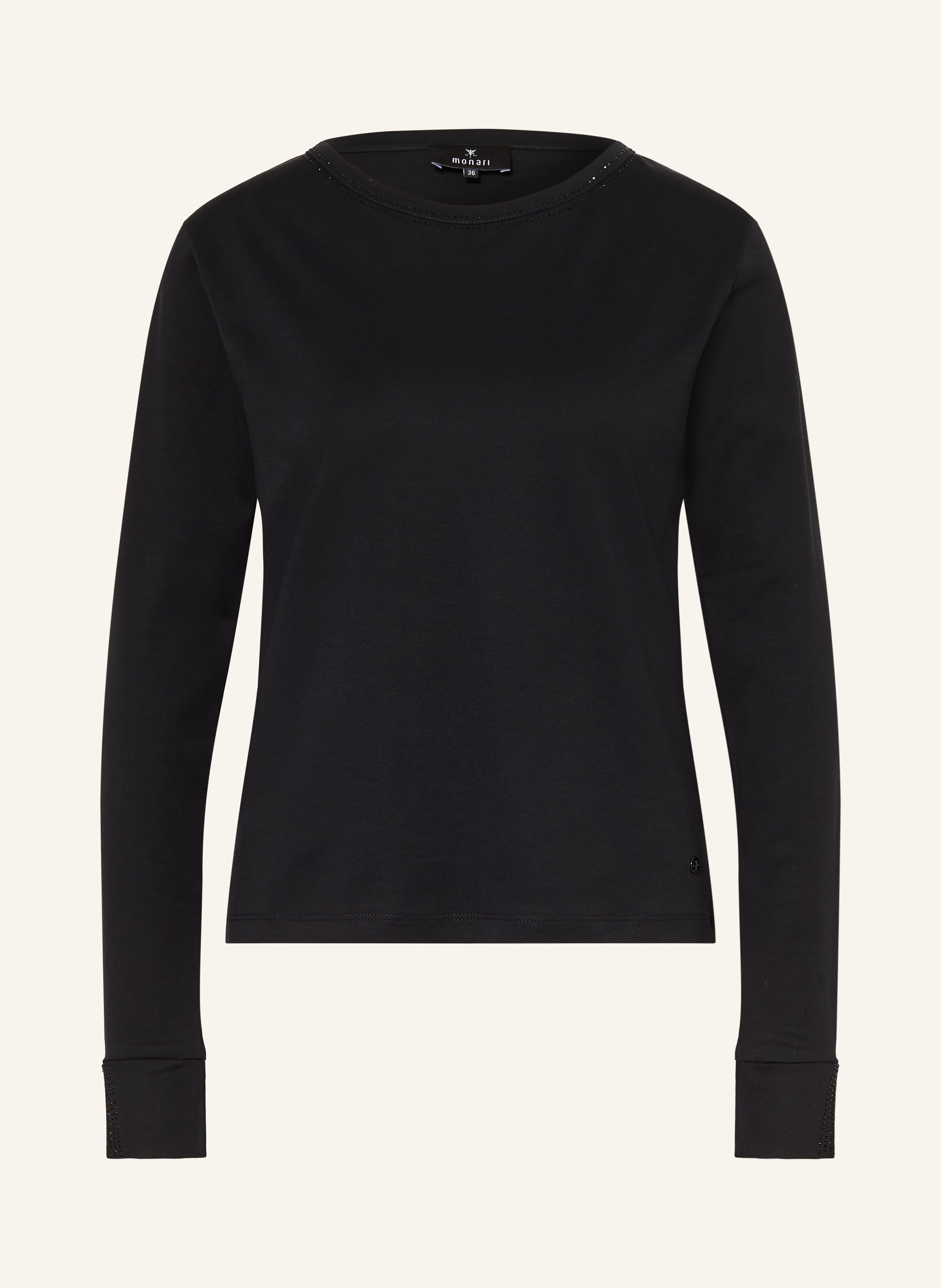 monari Longsleeve mit Schmucksteinen