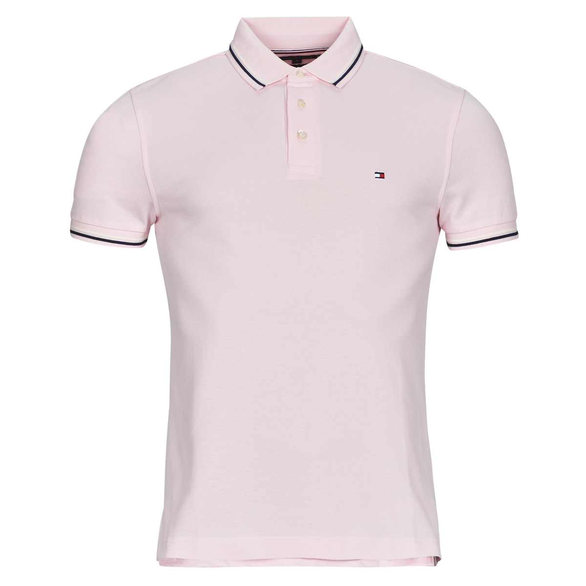 Tommy Hilfiger - TIPPED SLIM FIT SEASONAL POLO - Pink