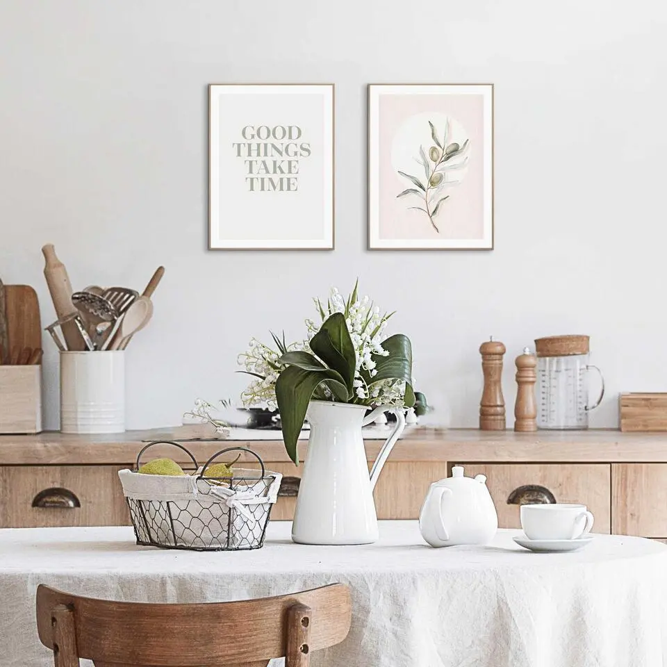 Set poster met lijst - Good Things