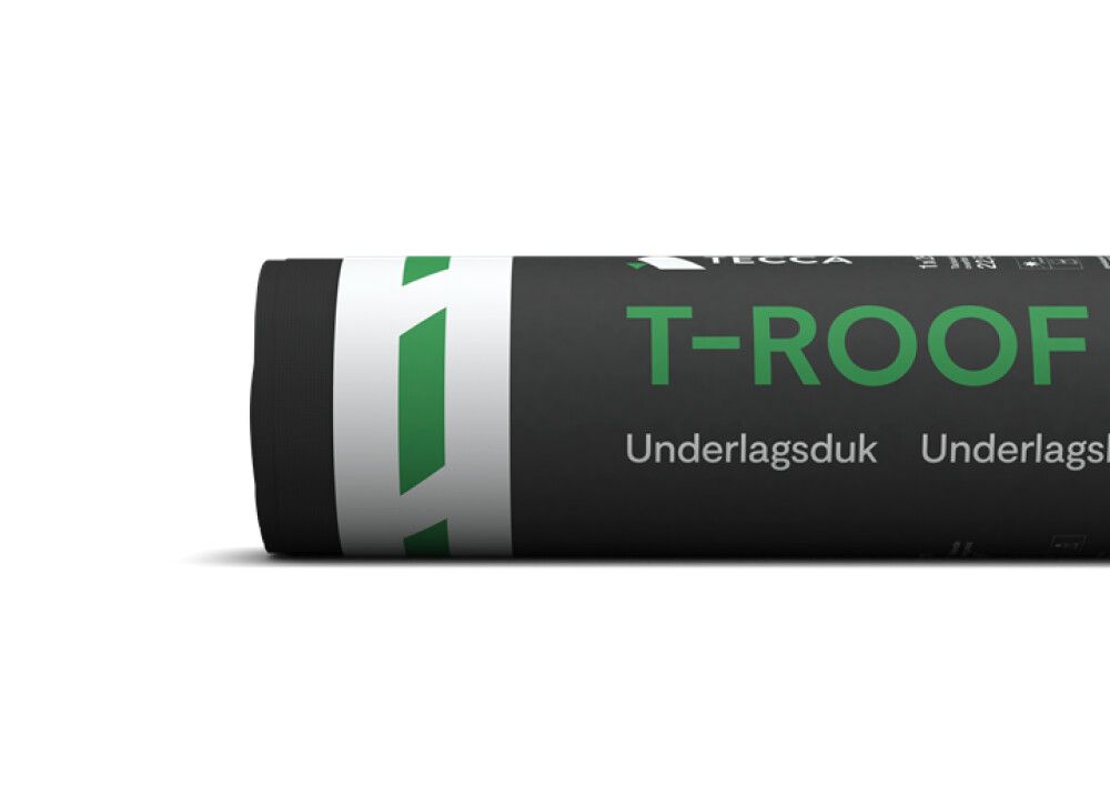 UNDERLAGSDUK TECCA T-ROOF UNUM 100 CM X 25 M