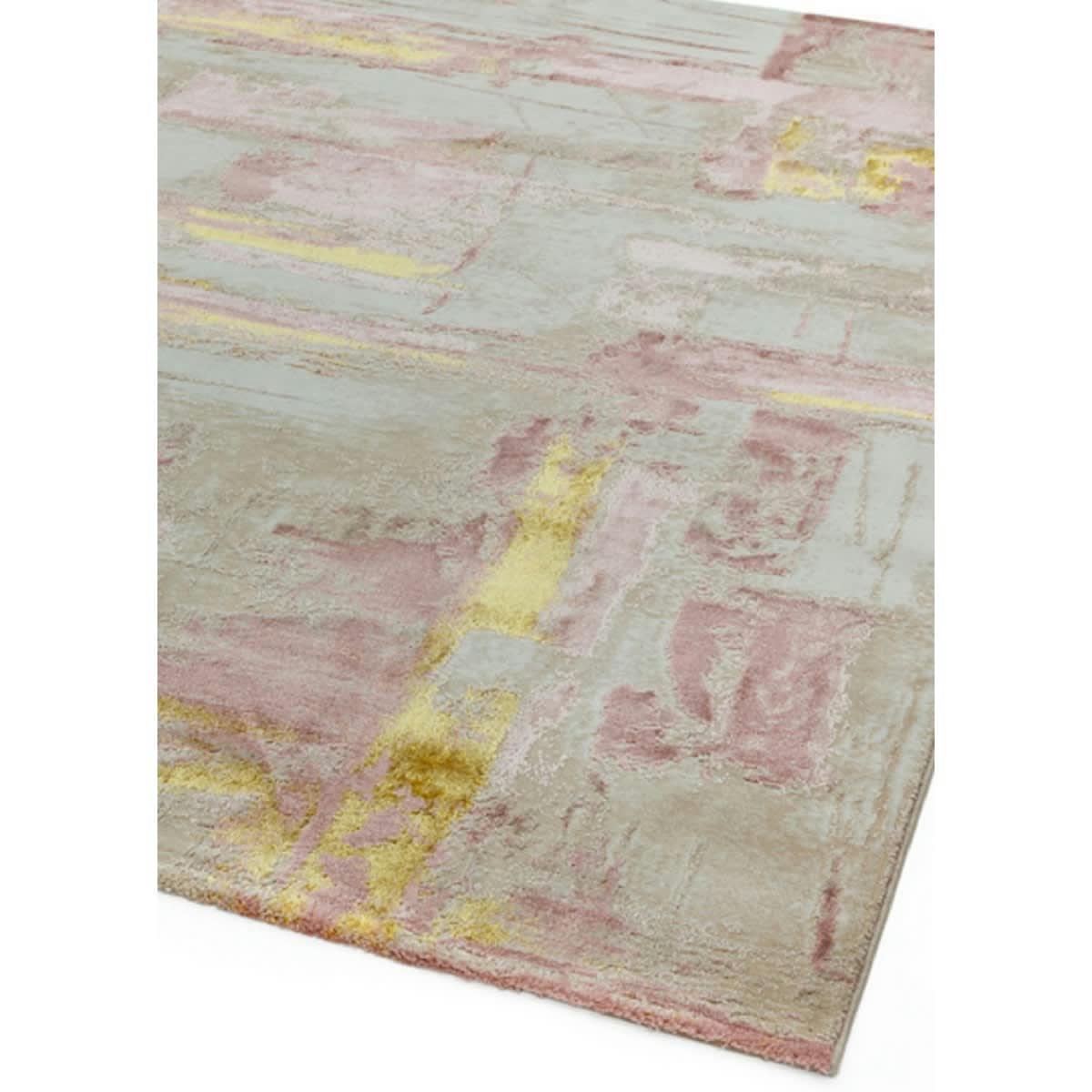 DECOR - Tapis de salon moderne en Polyester Rose 200x290 cm
