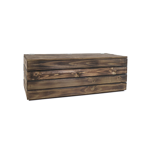 Coffre en Bois Takura Vieilli Style Japonais VidaHuerto 80x40x40 cm