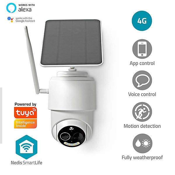 Caméra 4G PTZ extérieure FULL HD NEDIS