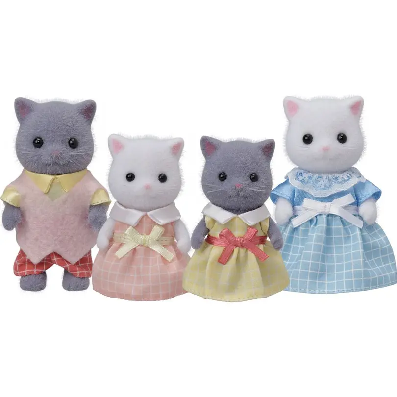 Puppe Perserkatzen Familie