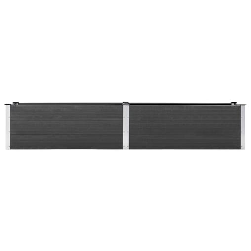 NNEVL Garden Raised Bed 200x50x54 cm WPC Grey