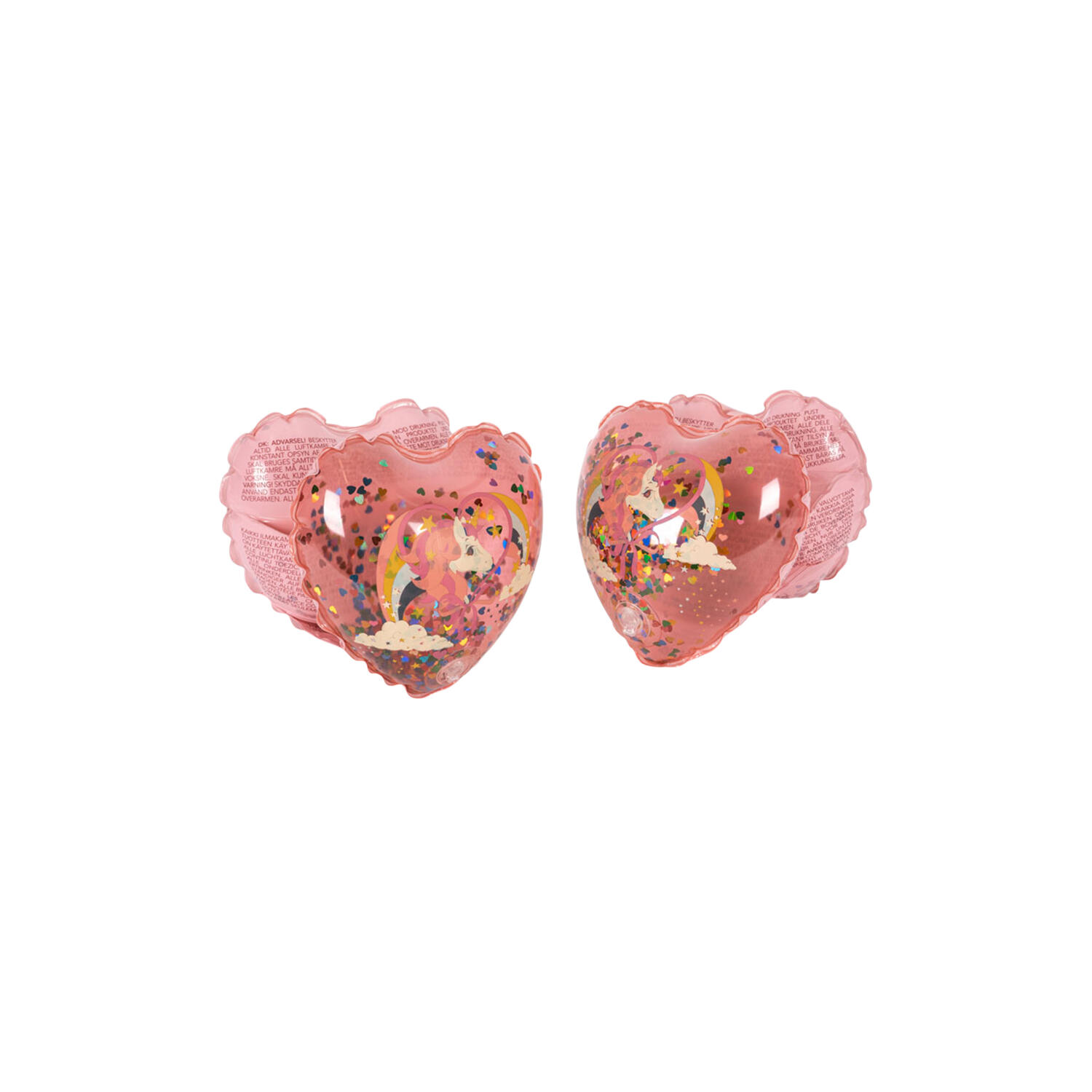 Water Wings Heart Transparent, horn stars