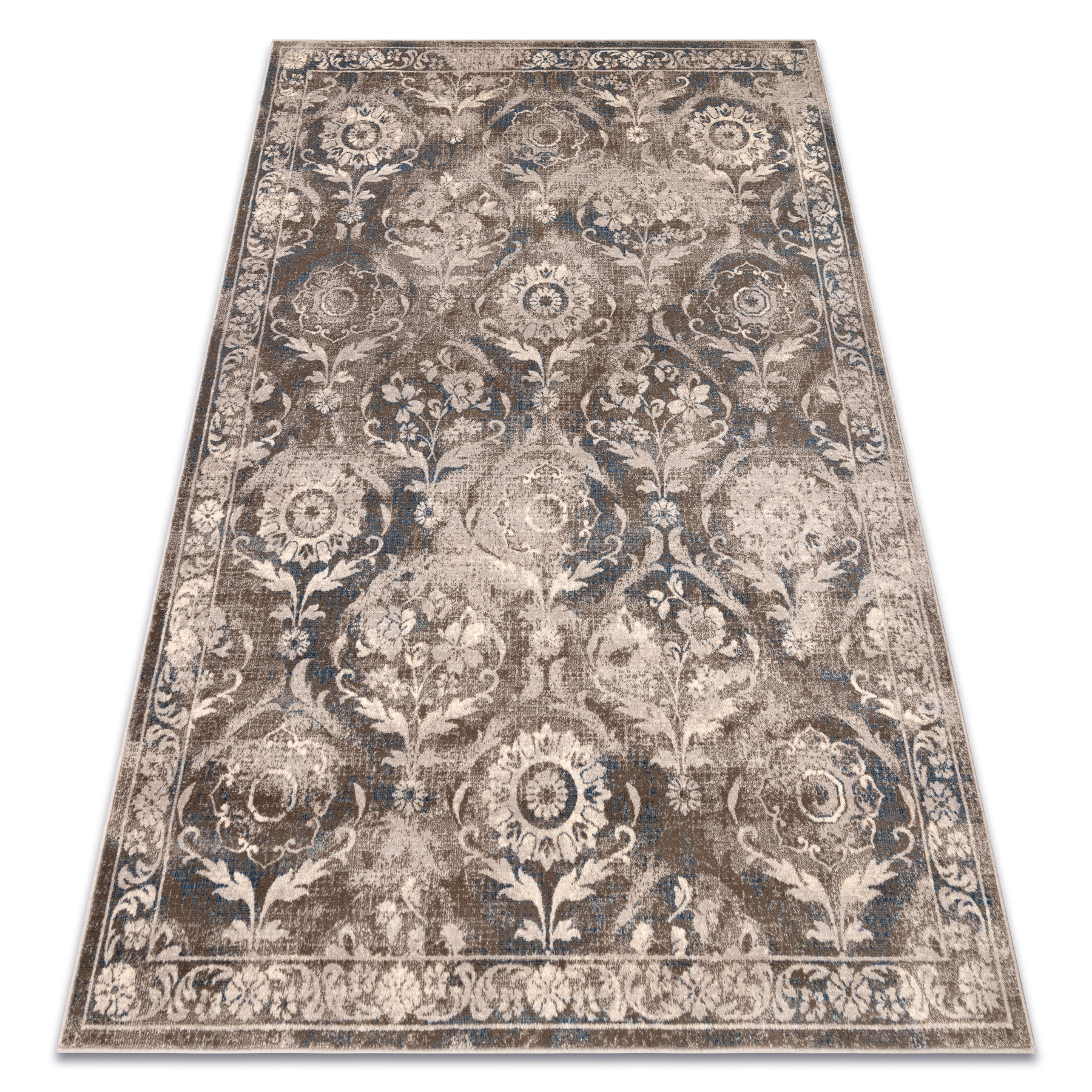 Dywan wełniany NAIN Ornament, vintage 7601/51625 beż / 80x150 cm