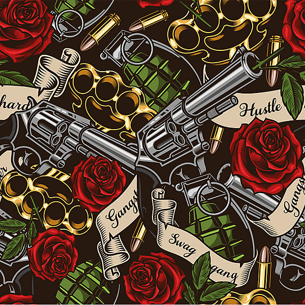 Crédence à coller Guns N' Roses 400 x 40 cm