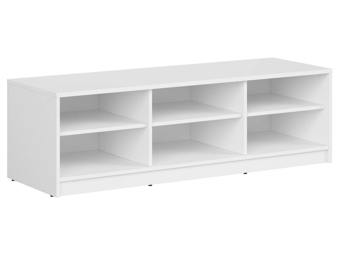 Szafka RTVNepo Plus 138 cm z półkami biała