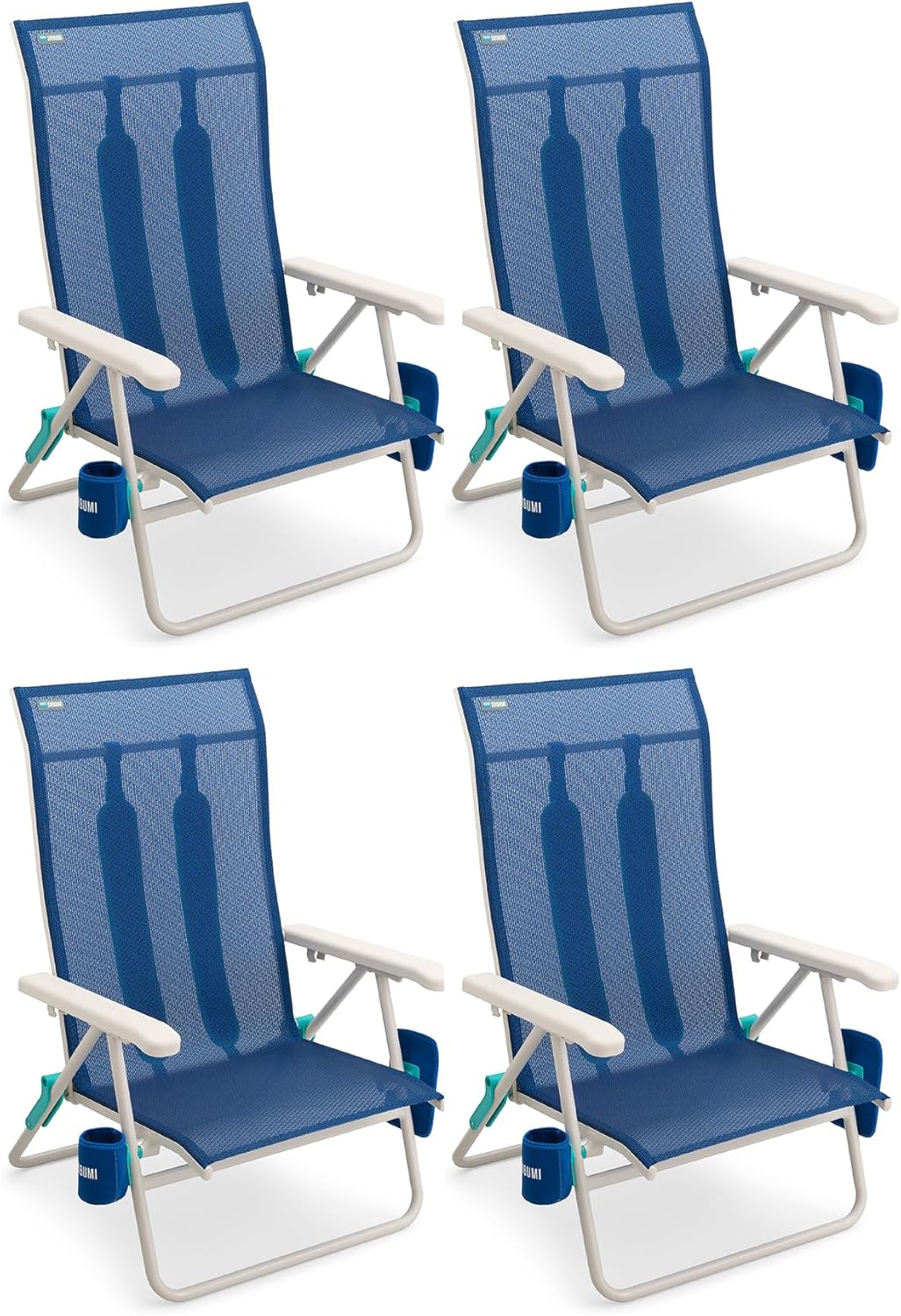 Shibumi Shade | Portable Beach Chair for Adults | Anti-Rust Marine Grade Frame | 300lb Capacity | Padded Backpack Straps | Weighs 8 Pounds | Breathable Fabric