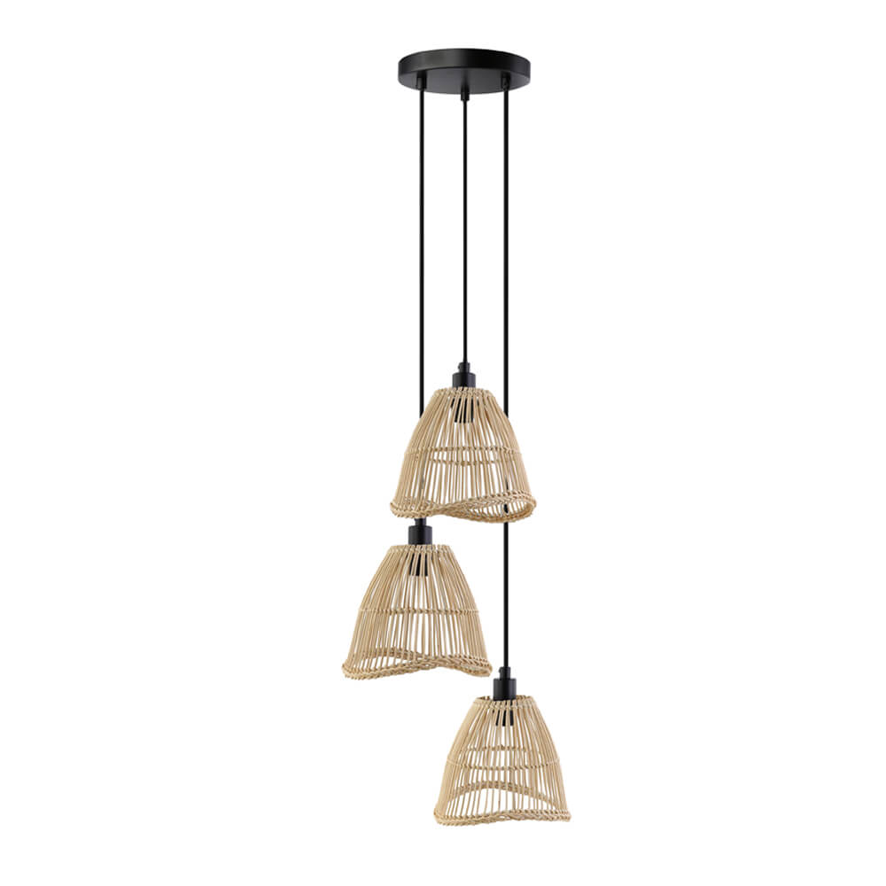 HOME DELUXE Hanglamp van rotan FELIA - Beige