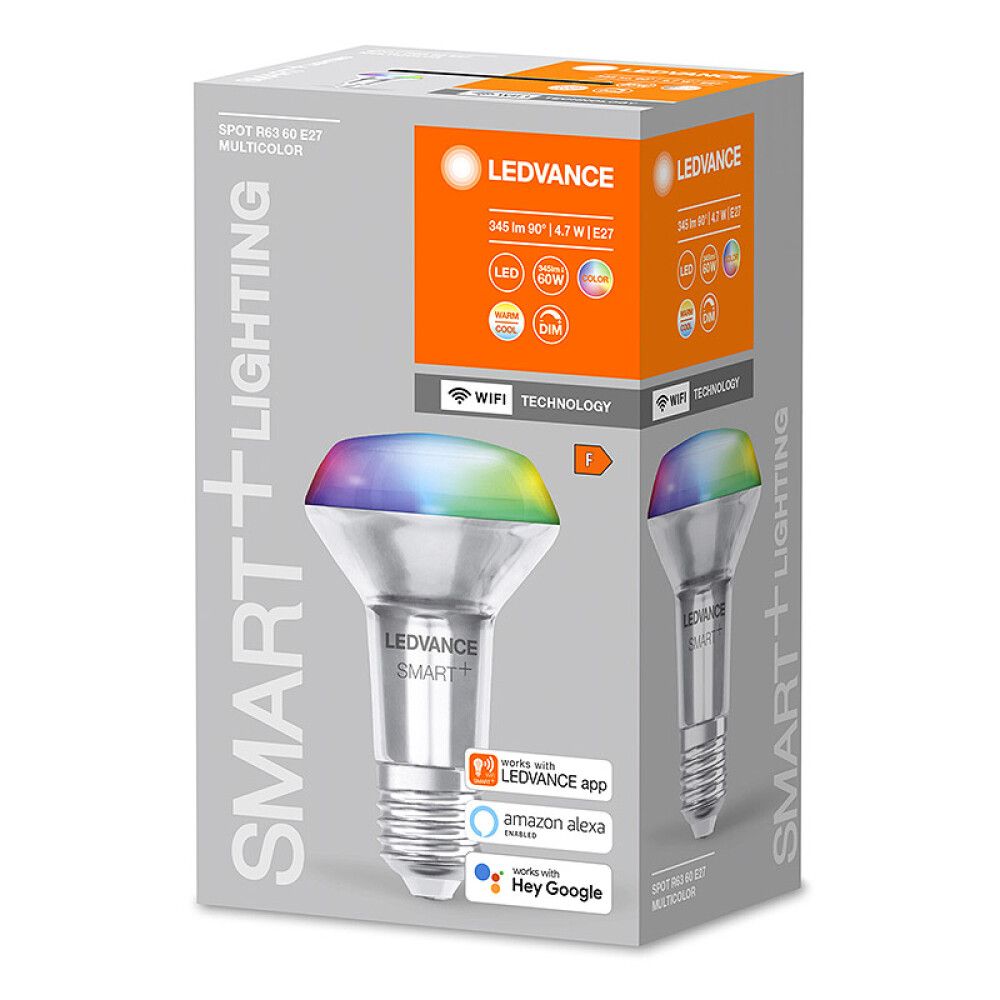 LYSPÆRE LEDVANCE SMART WIFI SPOT R63 RGBW E27 4,7W