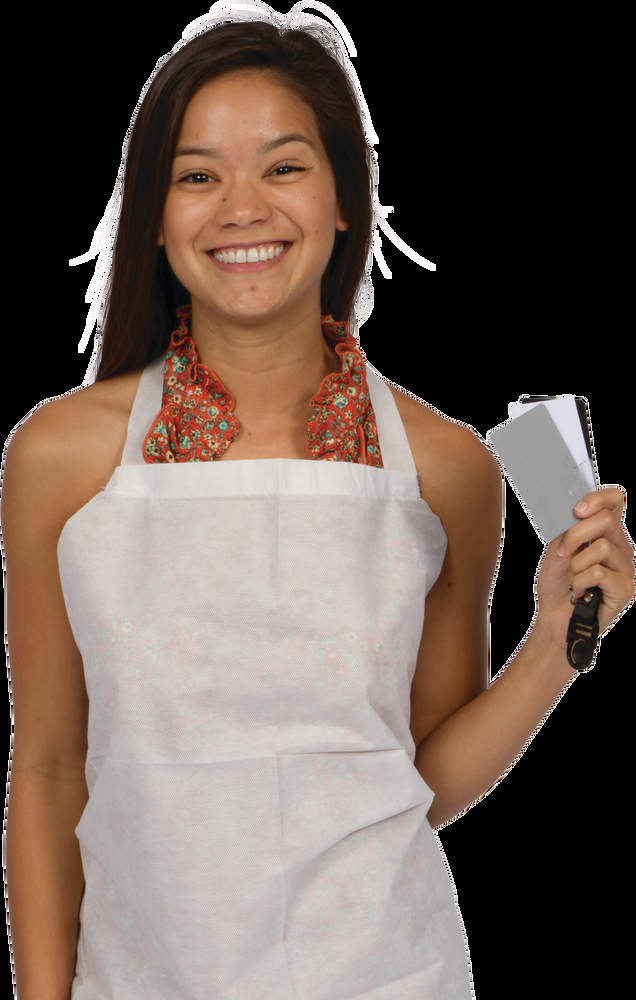 Disposable Paper Chef Apron for Birthday, Party, Cooking Class, White, One Size