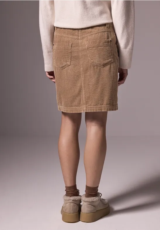 Cordrock mit Knopfeiste