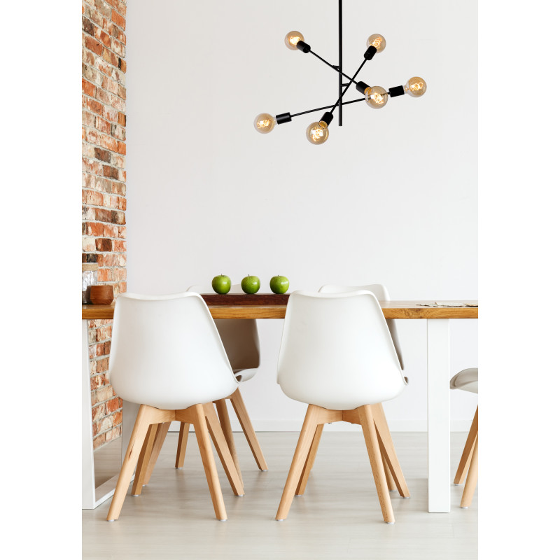 Plafonnier Lester dimmable E27 6 x 40 W LUCIDE