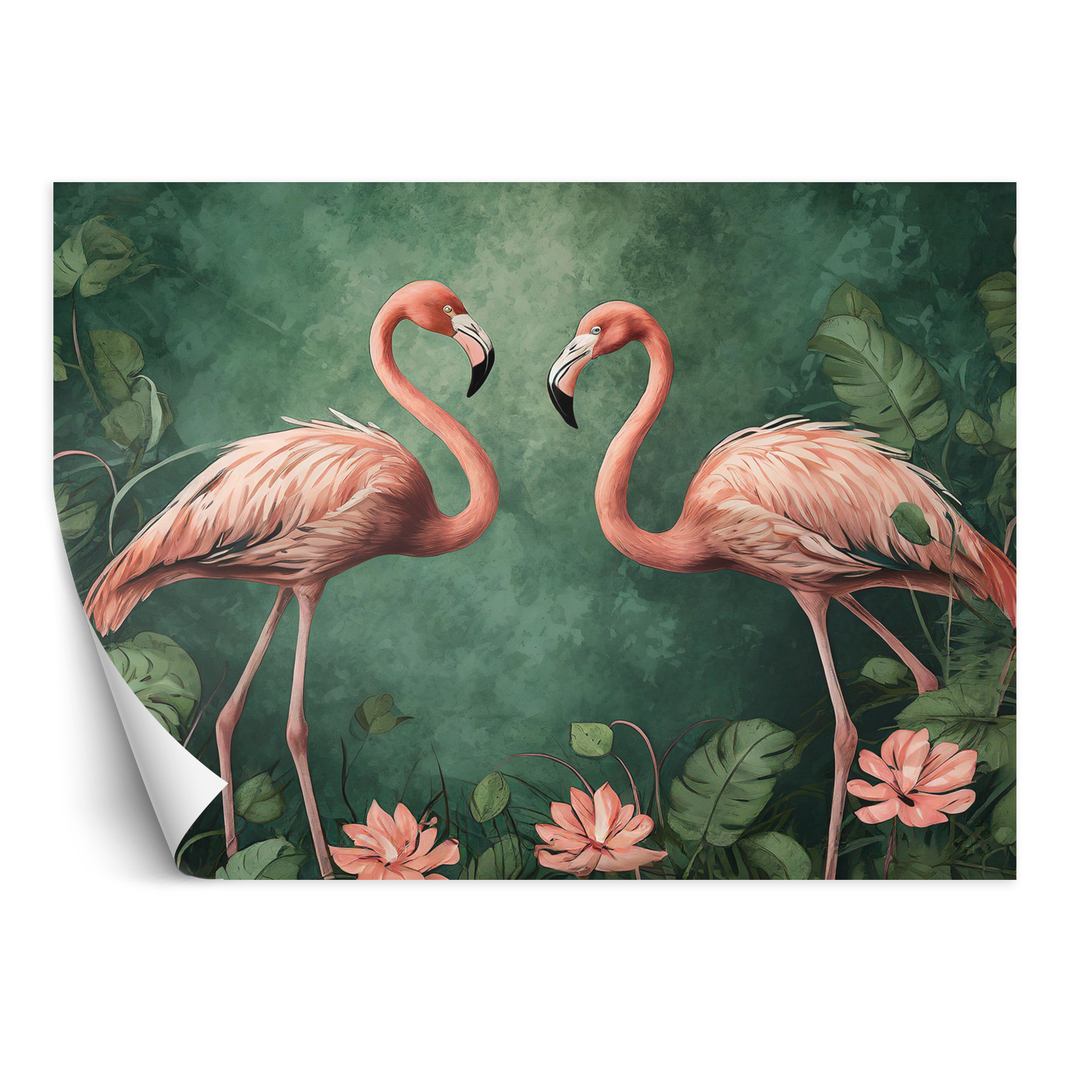 Feeby Fototapeta Flamingi Zwierzęta tropikalne