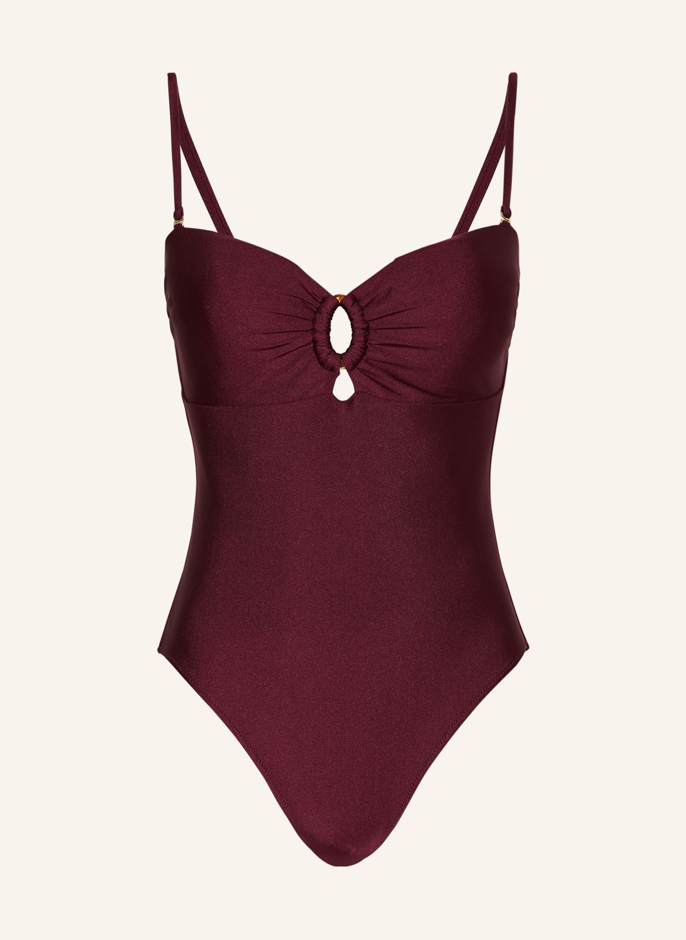 MRS & HUGS Bandeau-Badeanzug mit Cut-outs