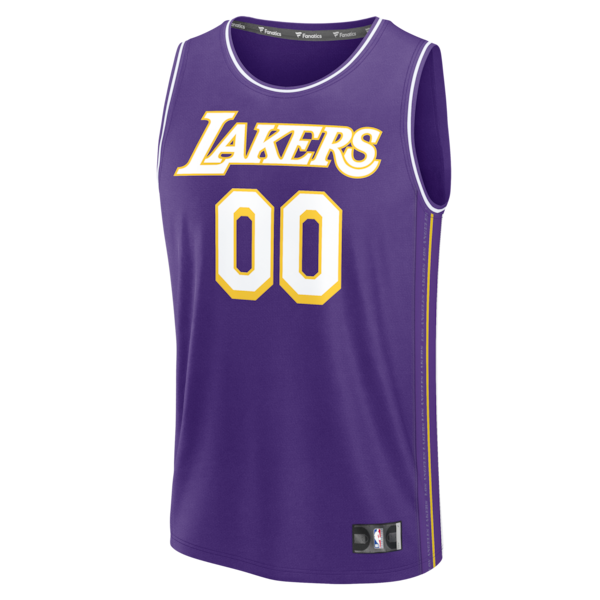 Los Angeles Lakers  Youth Fastbreak Custom Jersey - Statement Edition - Purple
