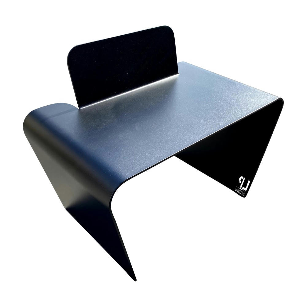 COLLECTION MOBILIER DE JARDIN - Fauteuil de jardin en aluminium noir H 40cm