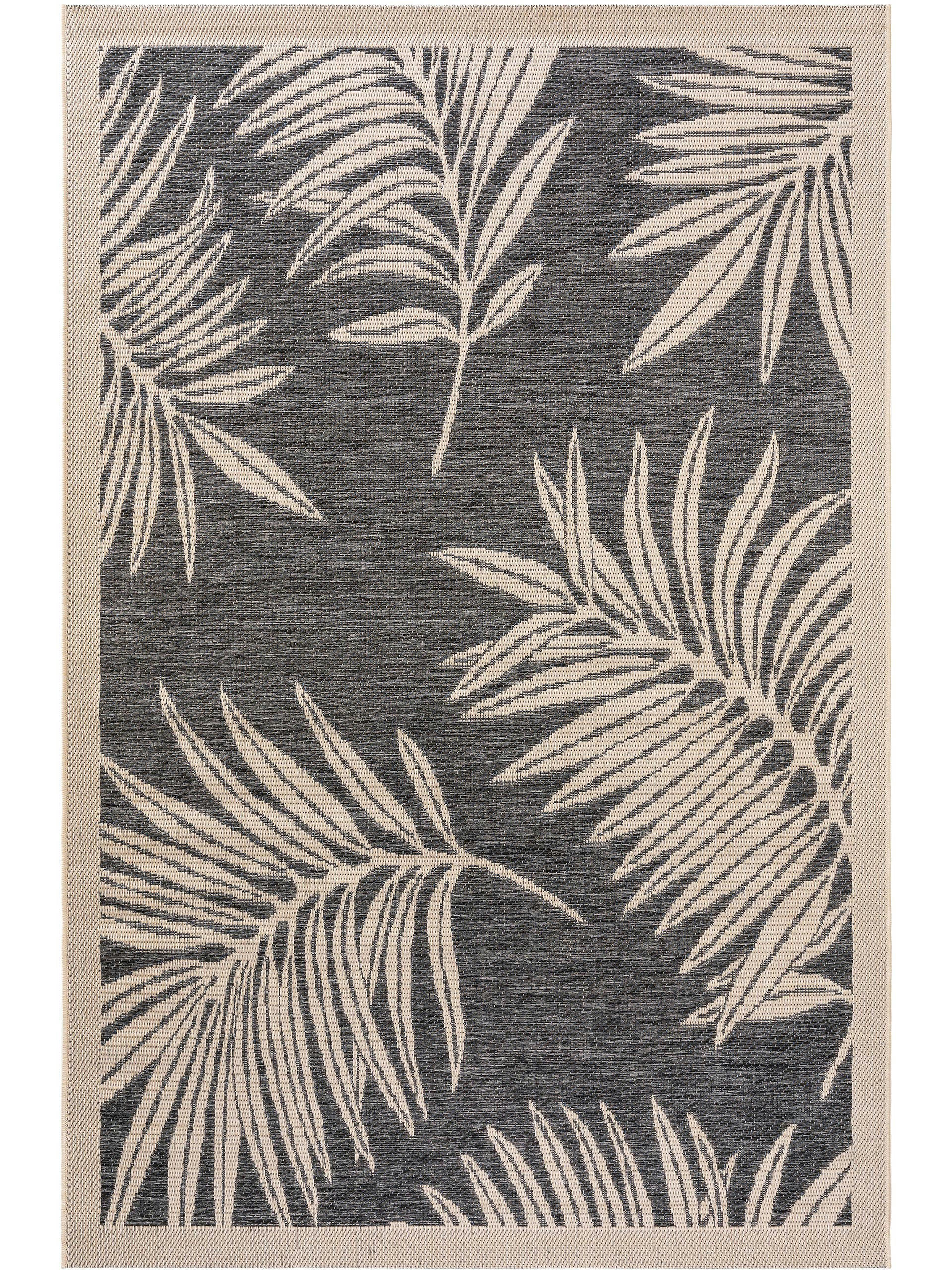 RIVER - Tapis d'extérieur & intérieur bleu 100x150