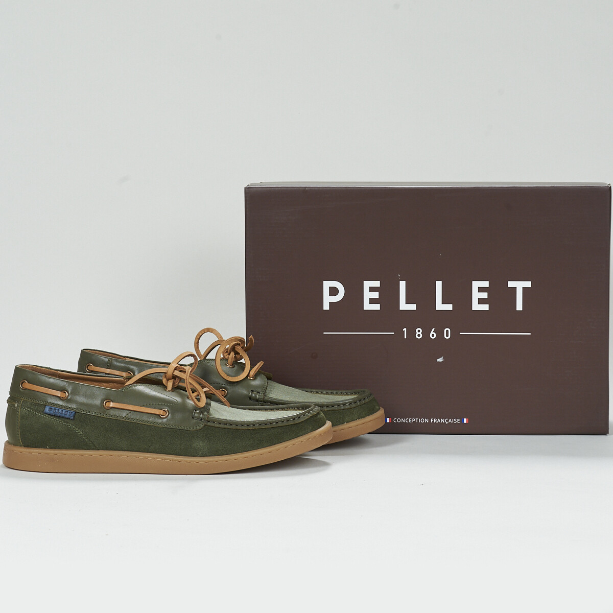 Pellet - DAMIEN - Crust / Velvet / Kaki / Canvas / Kaki