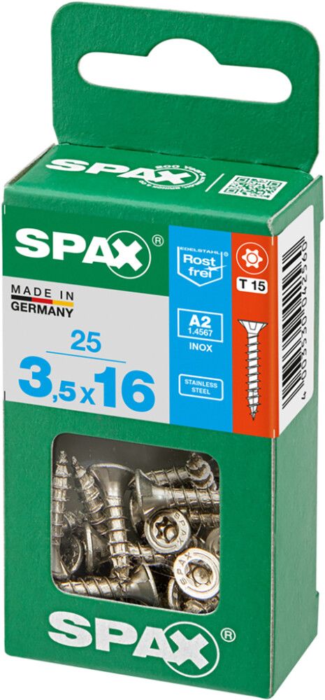 SKRUE SPAX SENKHODE TORX 4X20MM 1000 STK