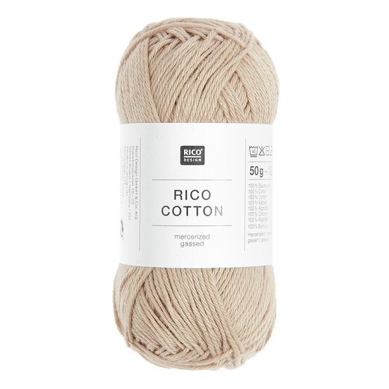 Rico Essentials Camel Cotton 4ply 50g