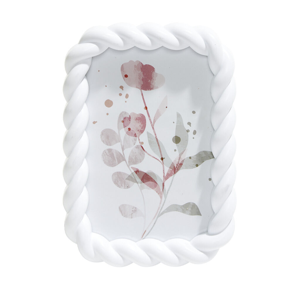 Cadre photo plastique contour torsadé 13x18cm (4 modèles)