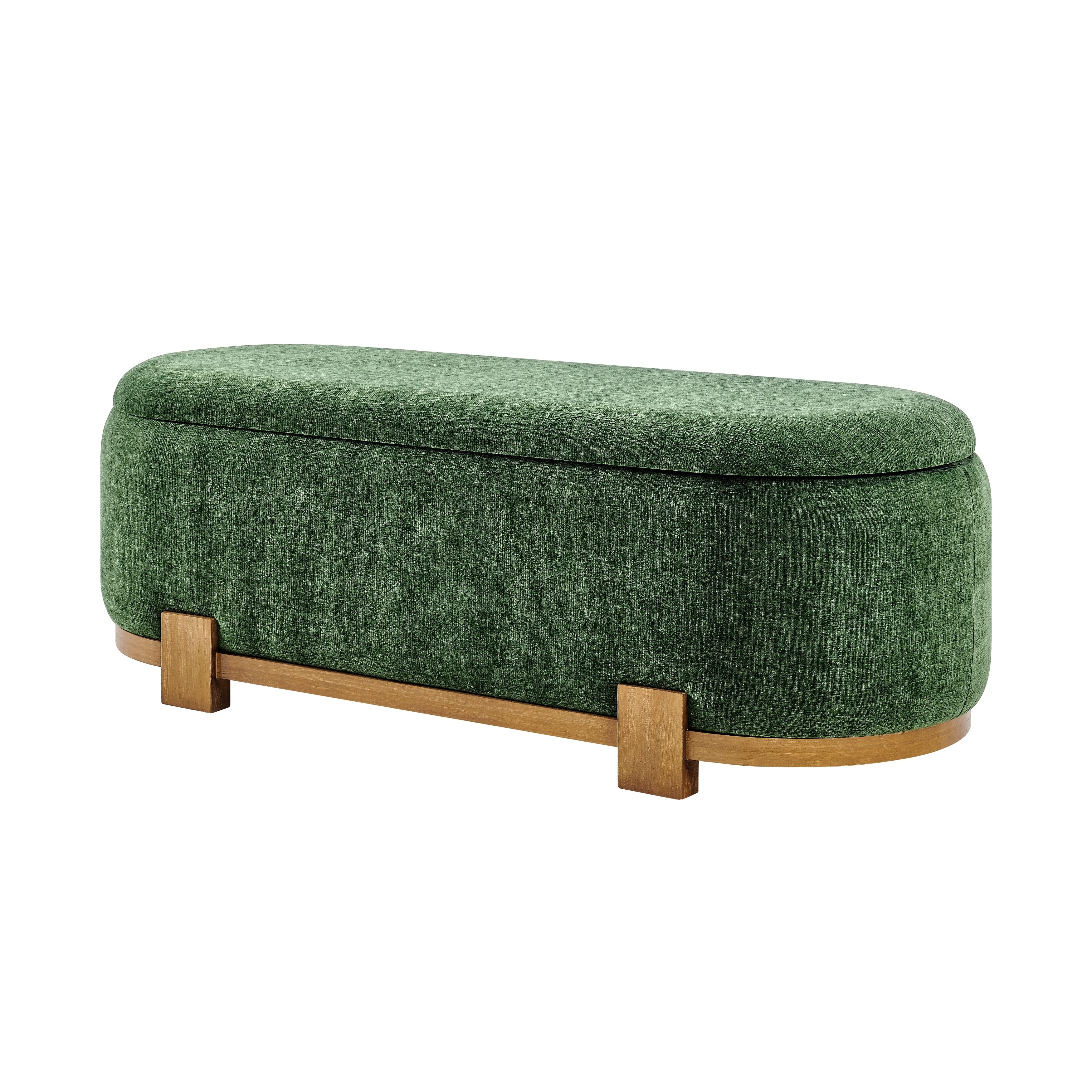 Ayleen Chenille Storage Bench