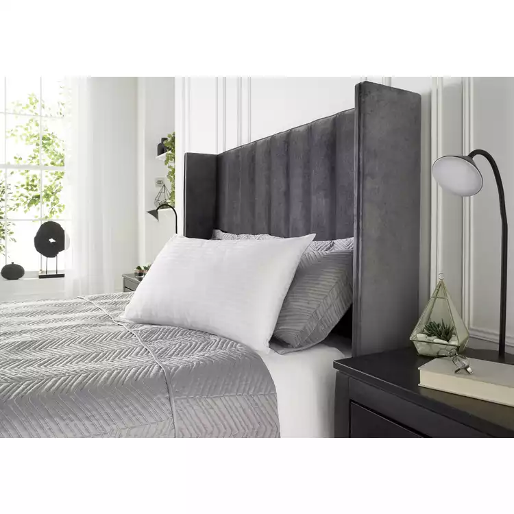 Downland Non Allergic Cotton Striped Firm Pillow - 2 Pack