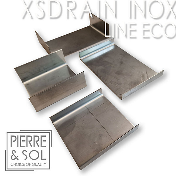 Accessoires pour caniveau XSDRAIN INOX EASY - LINE ECO - Pièce de raccord 2-3XS 65