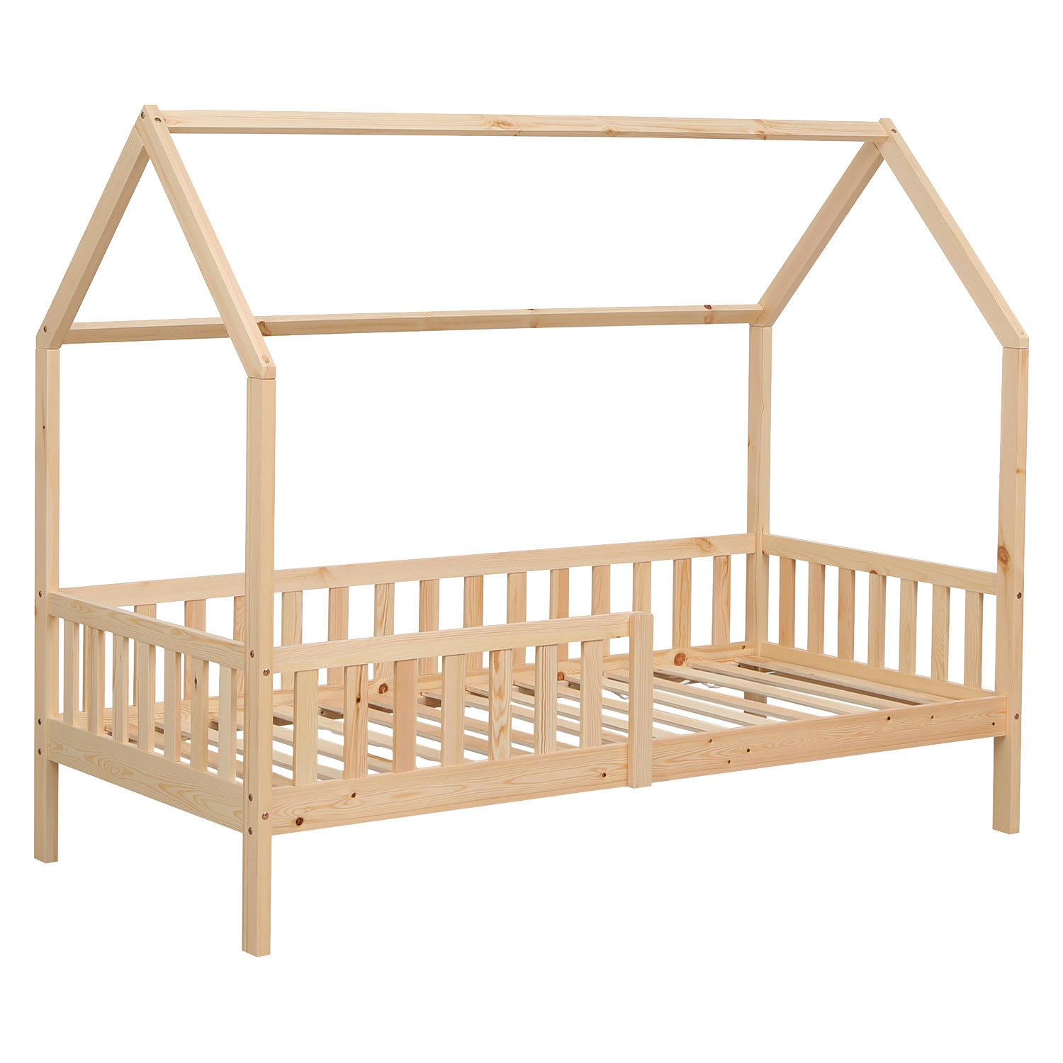 MARCEAU - Lit cabane pour enfant 190x90cm en bois