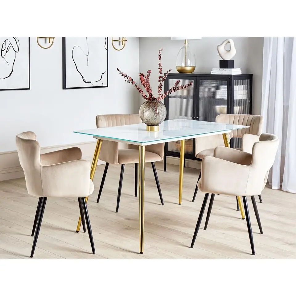 MULGA - Eettafel - Wit - Veiligheidsglas