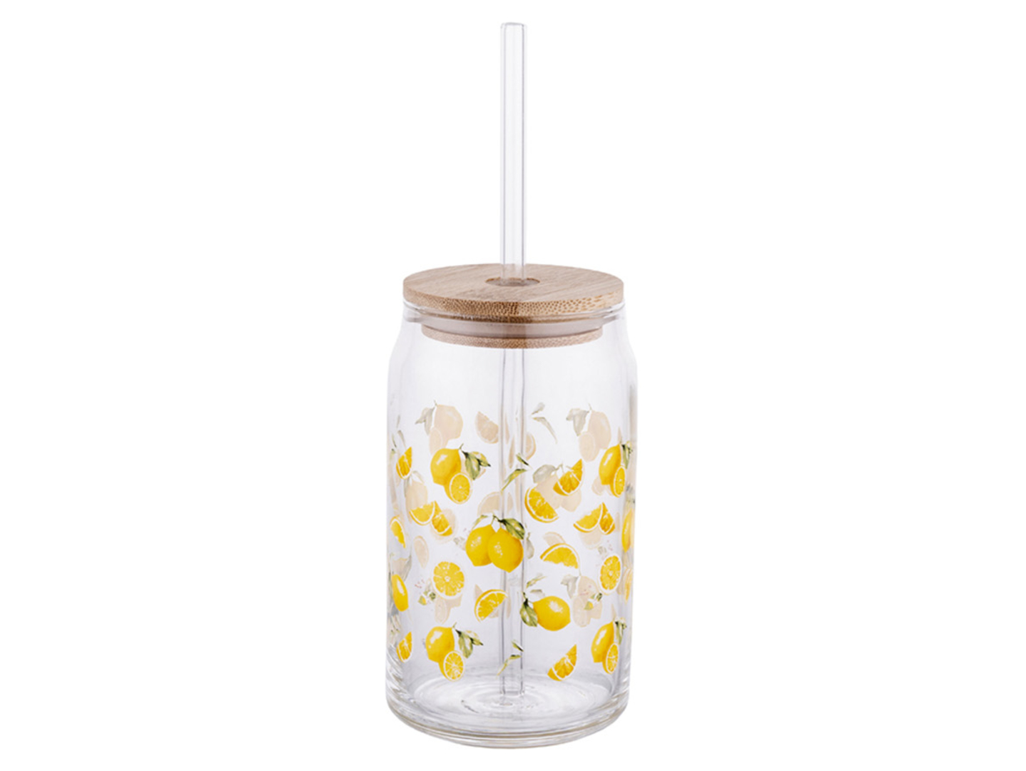 Szklanka ze słomką do napojów Citrini 450 ml