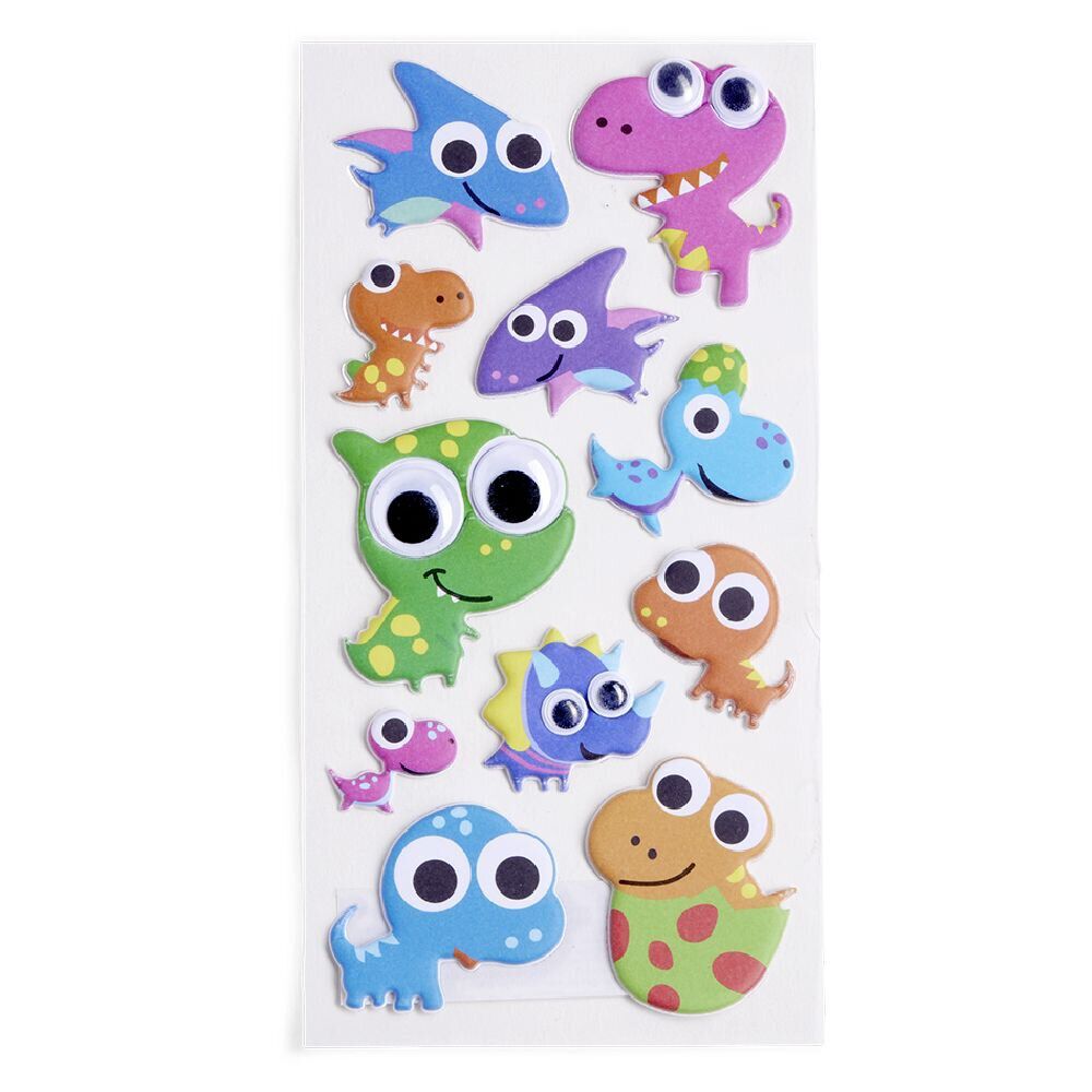 Pochette de stickers animaux (4 modèles)